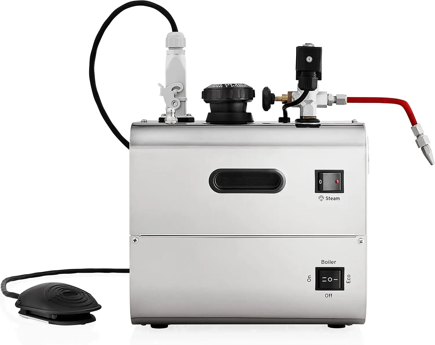 5100CJ Stainless-Steel Jewelry Steam Cleaner with Eco Mode, 120V, 2.2 LTR Tank, 50 PSI, Stainless Steel Tank, External 4