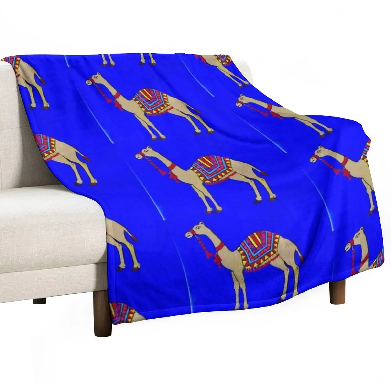 

New Camel Throw Blanket For Sofa Thin Retro Blankets Thin Blanket Sleeping Bag Blanket