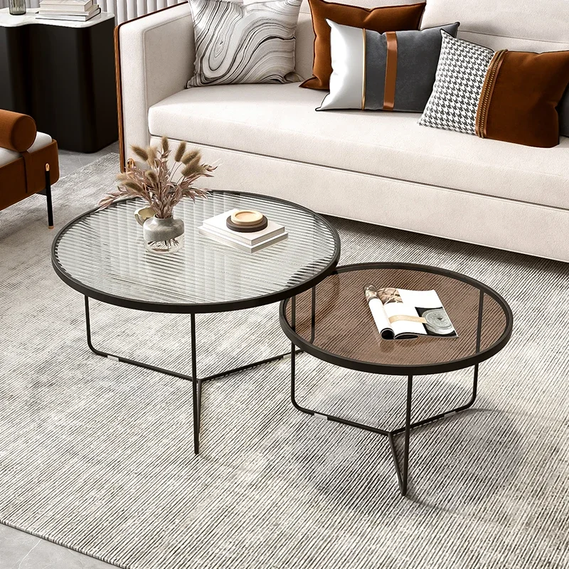 

Makeup Transparent Coffee Tables Liftable Modern Round Vanity Coffee Corner Side Center Muebles Para El Hogar Furniture Set