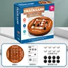 Logic Chess Track Game Educational Toy Track Chess Game Four In A Row Game Fun Table Top 2 Players Puzzle Board Set 5