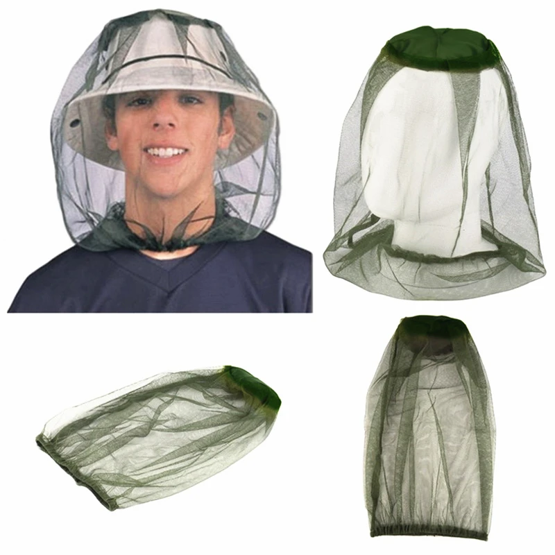 Outdoor Fishing Cap Midge Mosquito Insect Hat Fishing Hat Bug Mesh Head Net Face Protector Travel Camping Cap Hats