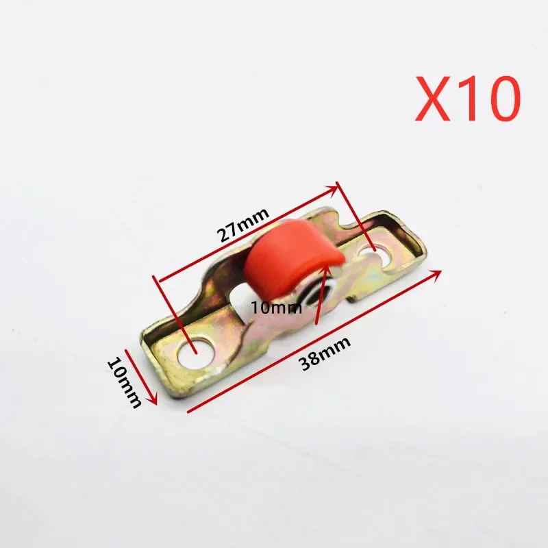 20 Pcs/lot Stainless Steel Sliding Door Wheels Rollers Mute Window Sliding Door Bearing Rollers Window Pulley Furniture Hardware