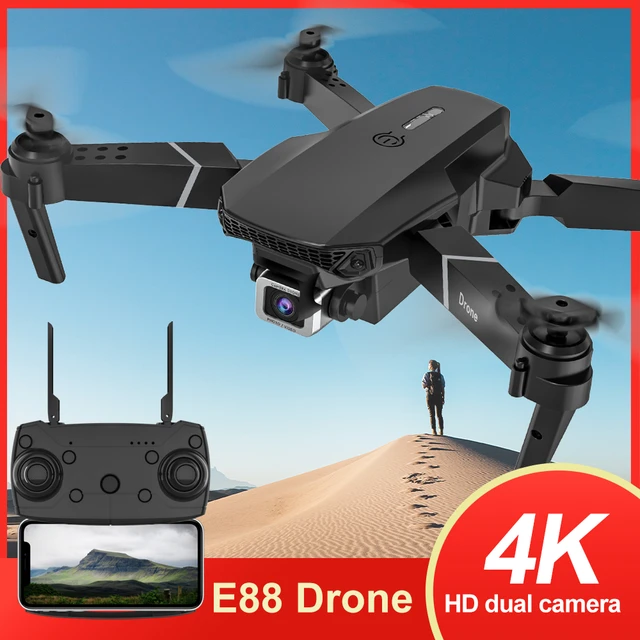 Drone E88 c/ cámara - Portátil Shop