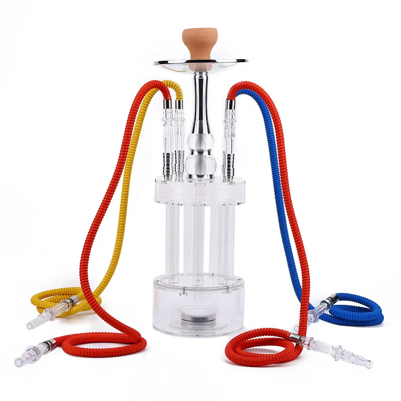 WholesaleModernNargileHookahSetLEDLightandRemoteControl