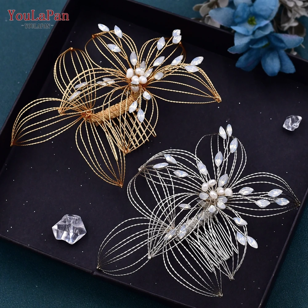 Bridal Hair Accessories Handmade Flower Bridal Comb Woman Headwear Wedding Hair Ornaments