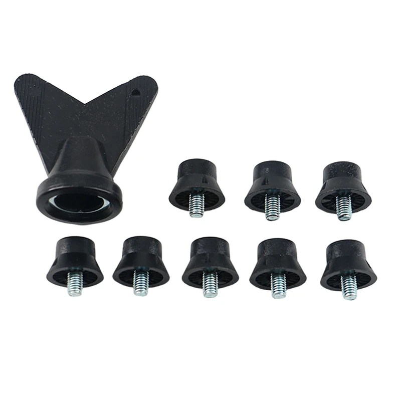 

New-12 PCS Soccer Shoe Spikes M5 13Mm Studs Turf Track Shoes Spikes For Indoor Outdoor Sports Competition