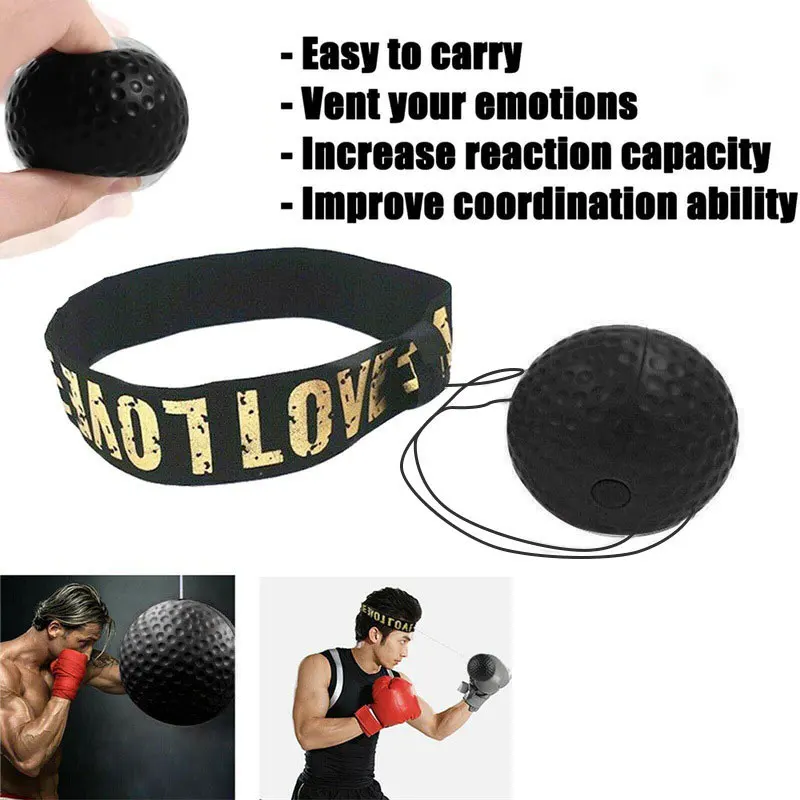 Headworn Speed Ball Boxing Magic Ball Reaction Fight Training Coordination Ability Vent Fist Speed Precision Decompression head mounted speed ball,boxing speed ball,boxing reaction ball