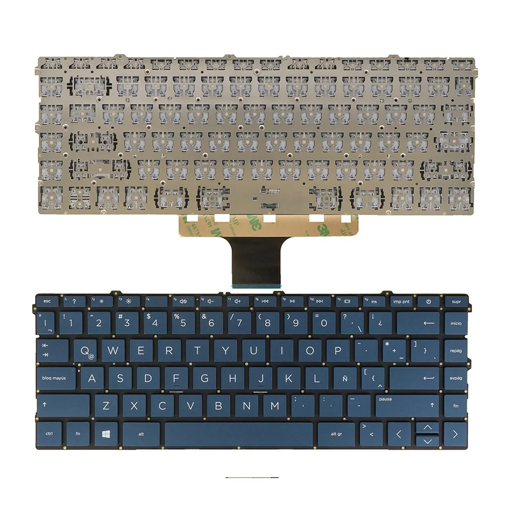 Teclado Portátil Espanhol para hp 14-dy0009la Dy0010la Dy0011la Dy0012la Dy0013la Dy0501la Dy0502la Dy0503la Dy0504la Retroiluminado - Imagem 3