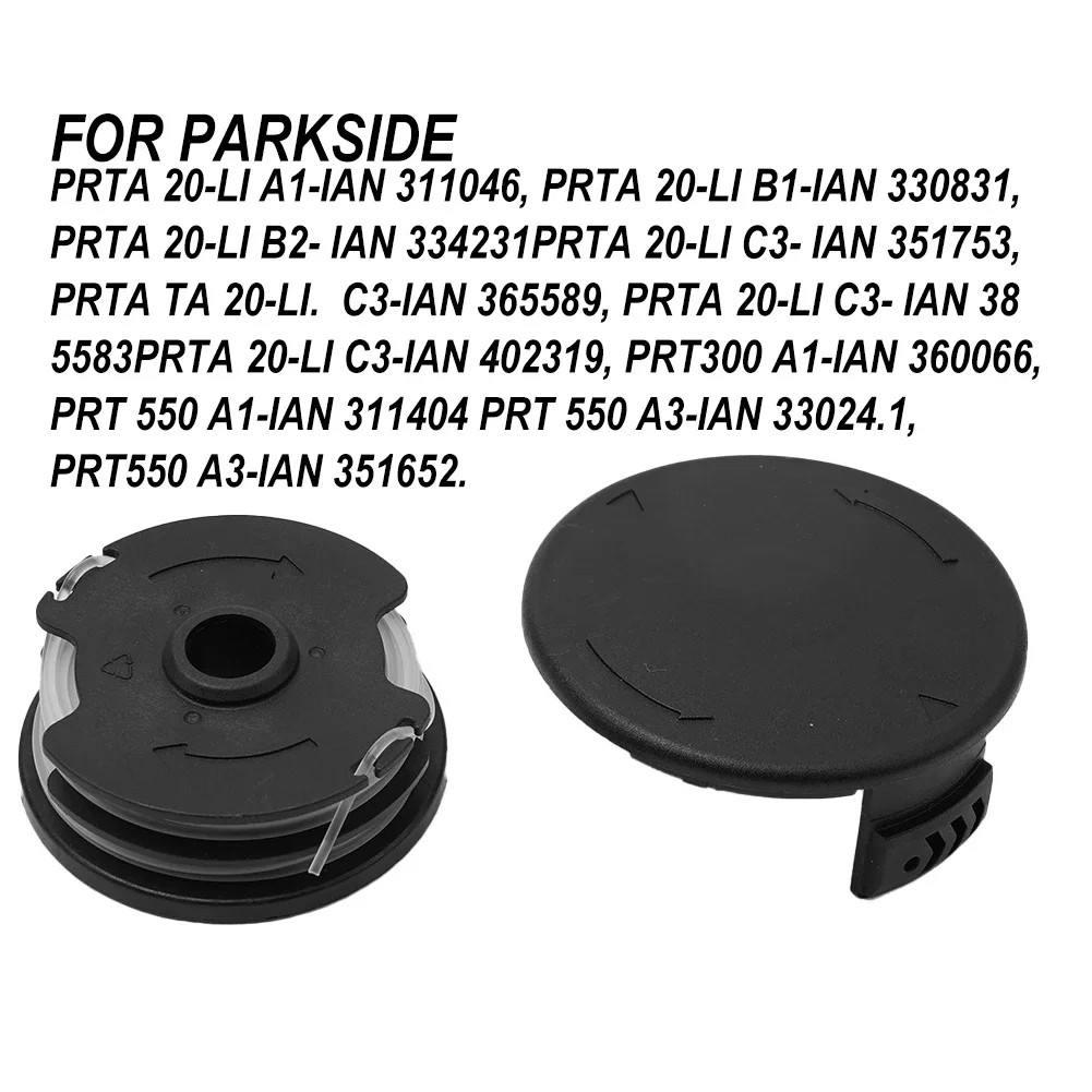 

Cordless Grass Trimmer Spool & Line+Cover For PRTA 20-Li 300 550 50 27FT / 8.3M LINE Outdoor Power Equipment