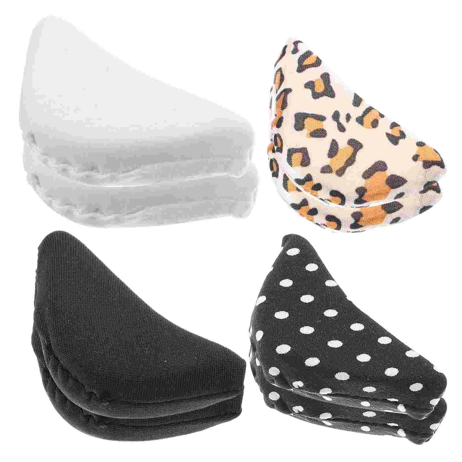 

4 Pairs Toe Plug Shoe Insert Fillers Head Pad Heel Boots for Women High Toes Shoes Too Big Inserts Man