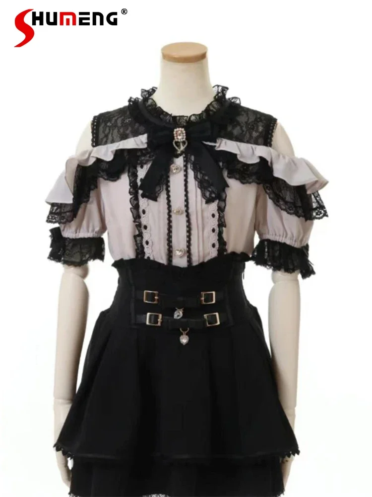 chemisier-a-manches-courtes-en-dentelle-douce-pour-femmes-chemise-de-succession-japonaise-chemisier-sexy-hors-initie-lolita-ete-nouveau