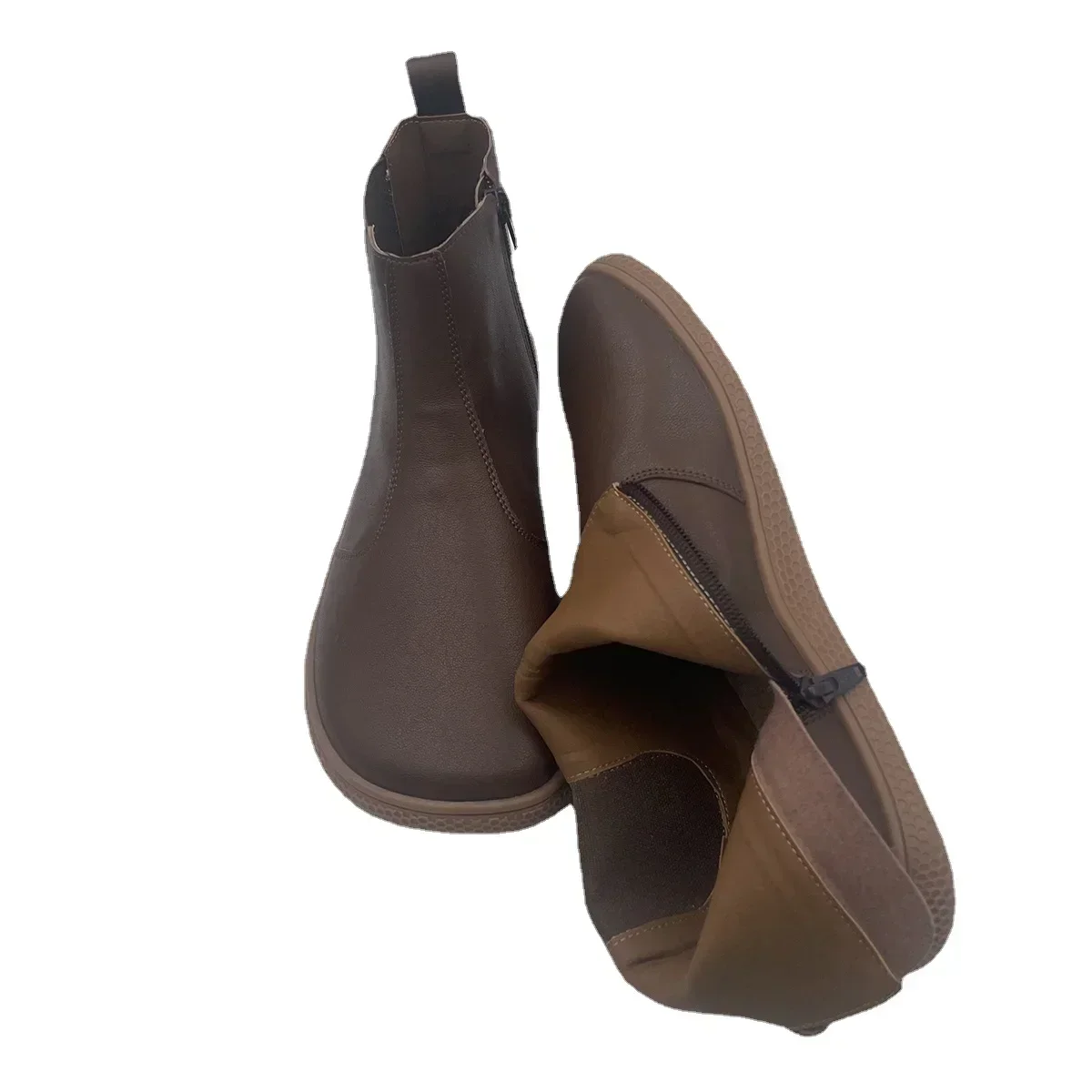 Women Shoes Tipsietoes Chelsea Barefoot Autumn Spring Boots With Leather Linning Inside For Women Zero Drop Sole Light Weight Wider Toe Box