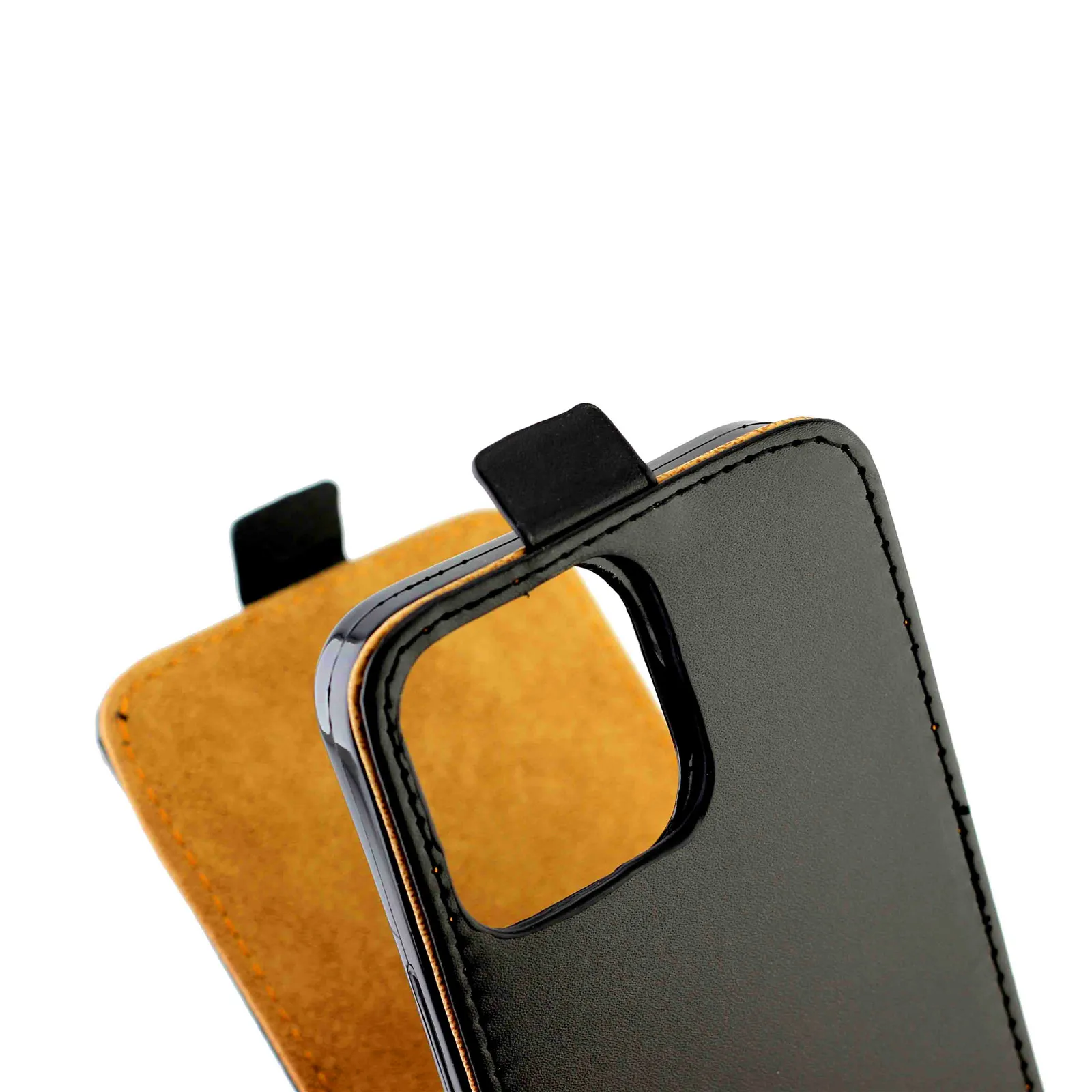 Elegant Business Style Vertical Flip TPU Leather Case with Card Slot Cover