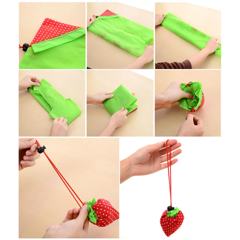 Zusammenklappbare Einkaufstüten, große, waschbare Einkaufstaschen, faltbare, umweltfreundliche Taschenhandtaschen – Detail 6
