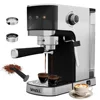 Machine 20 Bar，Espresso Coffee Maker with Milk Frother Steam Wand, Stainless Steel Coffee Machine 1