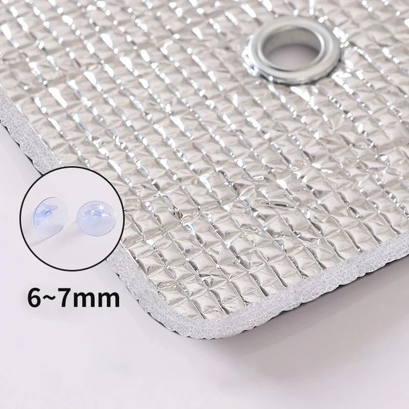 Window Sun Shade Film Aluminum Foil Insulation Film Home Anti-UV Sunshade Protector Pad Car Sun Shade Visor Waterproof Curtains
