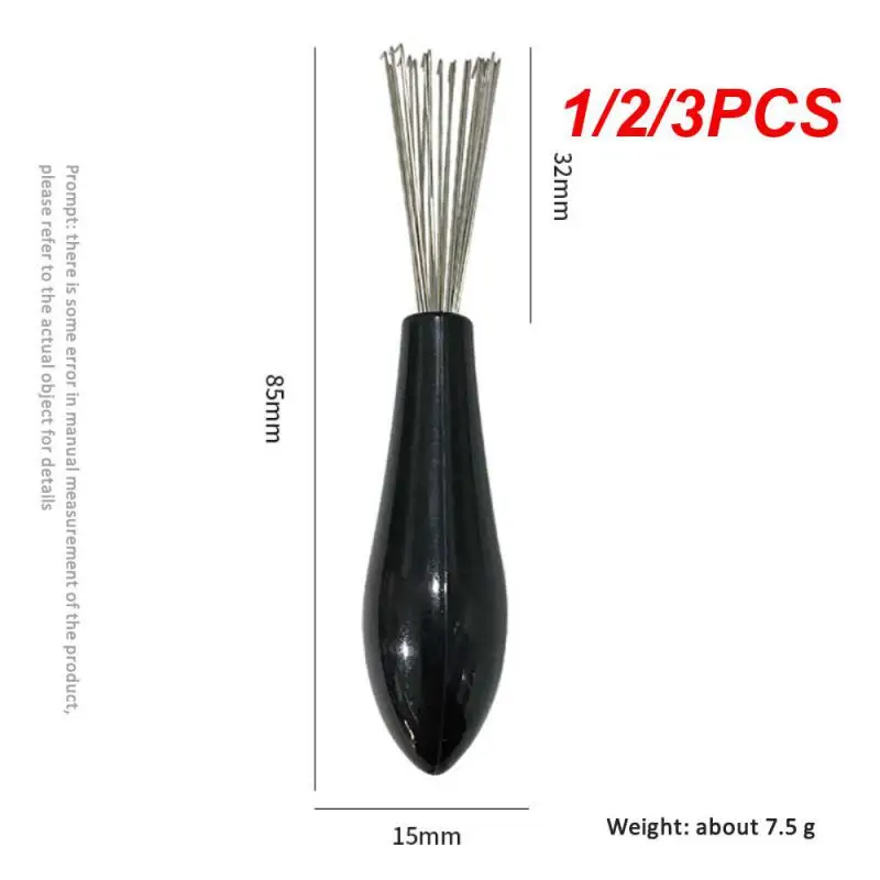 

1/2/3PCS Mini Hair Brush Combs Cleaner Embedded Tool Plastic Cleaning Remover Handle Hair Brush Hair Care Salon Styling