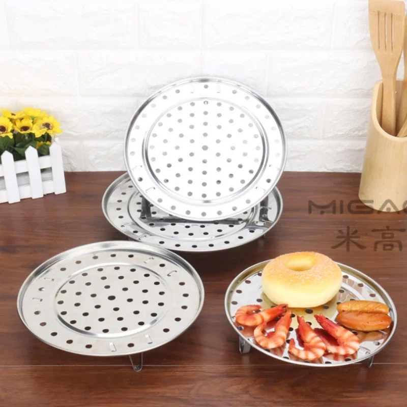 1 Pc Multifunzione Steamer Shelf Pentole In Acciaio Inox Steamer Rack Durevole Pentola A Vapore Vassoio Stand Accessori Da Cucina
