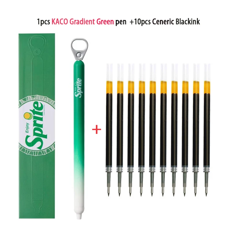 New KACO x Sprite Limited Edition Gel Pen,Dual Ball Pen Quick