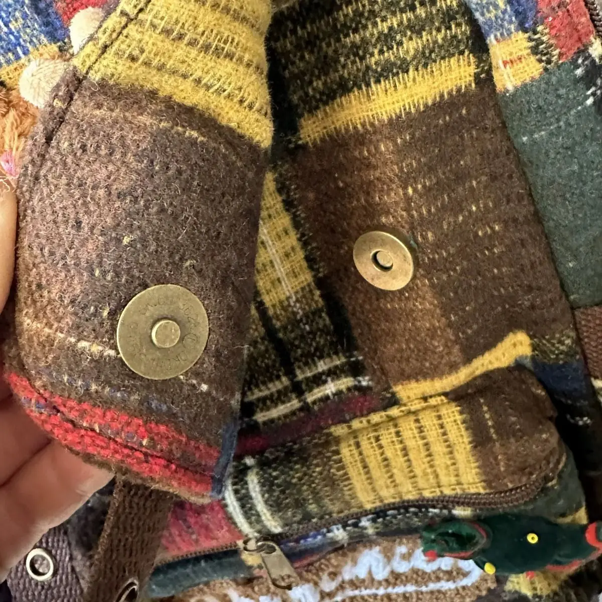 JIAERDI Harajuku Bear Y2k Backpack Women New 2025 High Street Retro Plaid Patchwork Schoolbag Female Casual Mochila Aesthetic