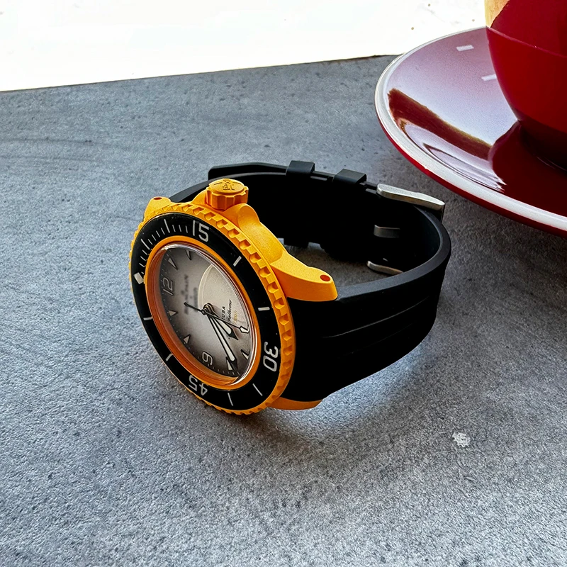 Cinturino In Gomma Sportivo Alla Moda 5015 22Mm Per Cinturino Da Cintura Con Cinturino Per Orologio Blancpain X Swatch