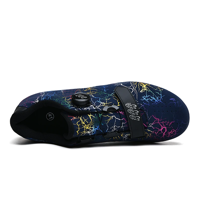 Men SPD Speed Bicycle Sports Shoes Self-Locking Road Bottom Scooter Shoes Lightweight MTB Mountain Bottom Off-Road Cycling