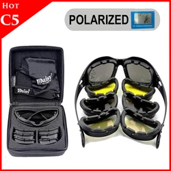 Outdoor UV400 protective sports sunglasses C5 4 lens military goggles shooting hunting military safety glasses tactical glasses