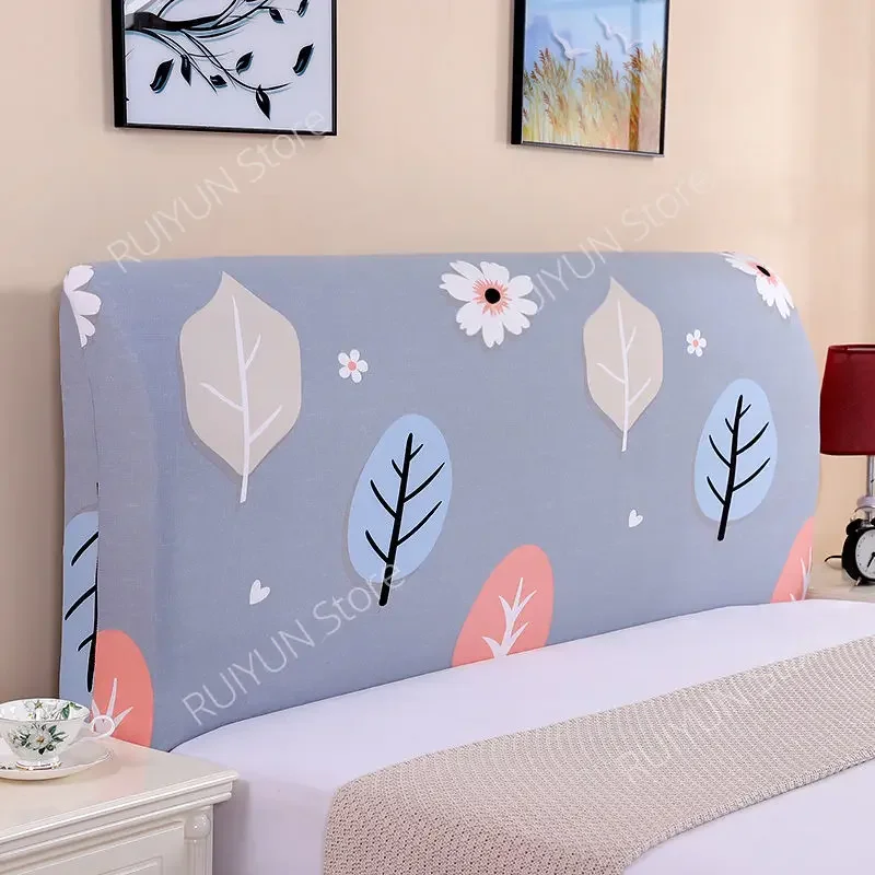 Print All-inclusive Bed Head Cover Spandex Elastic Bed Headboard Cover Head Back Protective Soft Dust Protector bed headboard cover