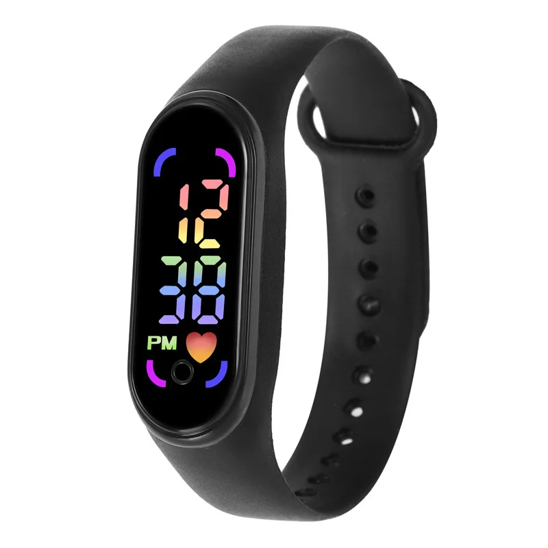 2025New Sport Watch Men Wristband Women LED Display Outdoor Sports Fitness Watch Wristband For Xiaomi 9 mi 8 Redmi 10 Multicolor