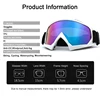 Skiing Goggles Windproof Cycling Motorcycle Goggles Winter Anti-Fog Snowboard Ski Glasses Ski Mask Tactical Goggle Sunglasses 6