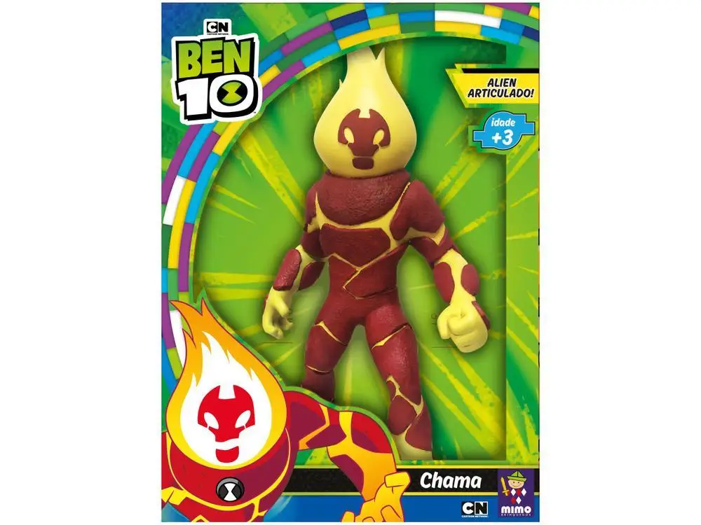 Boneco Ben 10 Chama 651 Mimo Toys 2