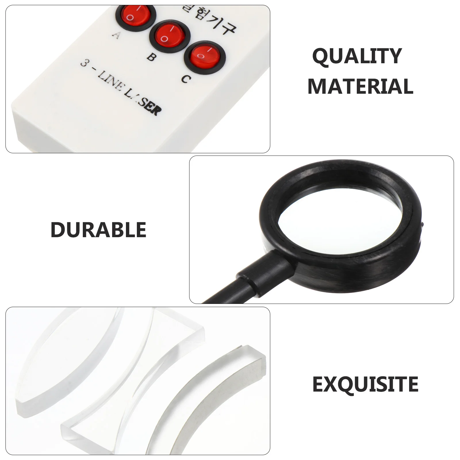 Optical Experiment Box Physics Teaching Tool Set With Concave Convex Lens Prisms Educational Supplies Science Lab Equipment Kit