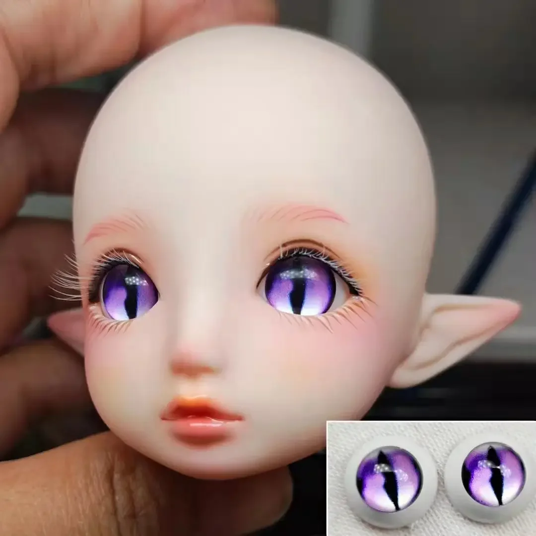 

Doll Eyes Diameter 10/12/14/16/18mm Acrylic 3D Eyeball Glass Pressure Eye Change Make Up Diy BJD Girl Toys Kid Gifts
