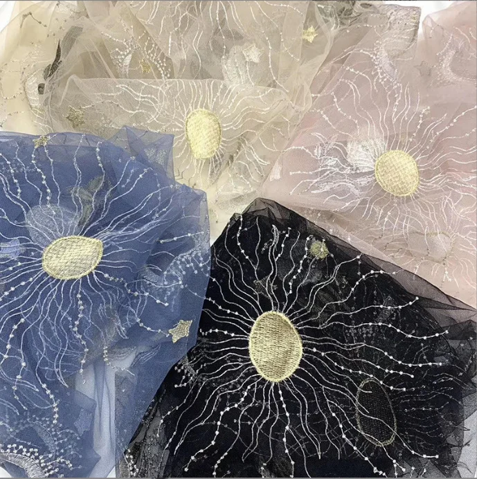 

Новинка весна-лето 2022, детская одежда с вышивкой, сетчатая ткань