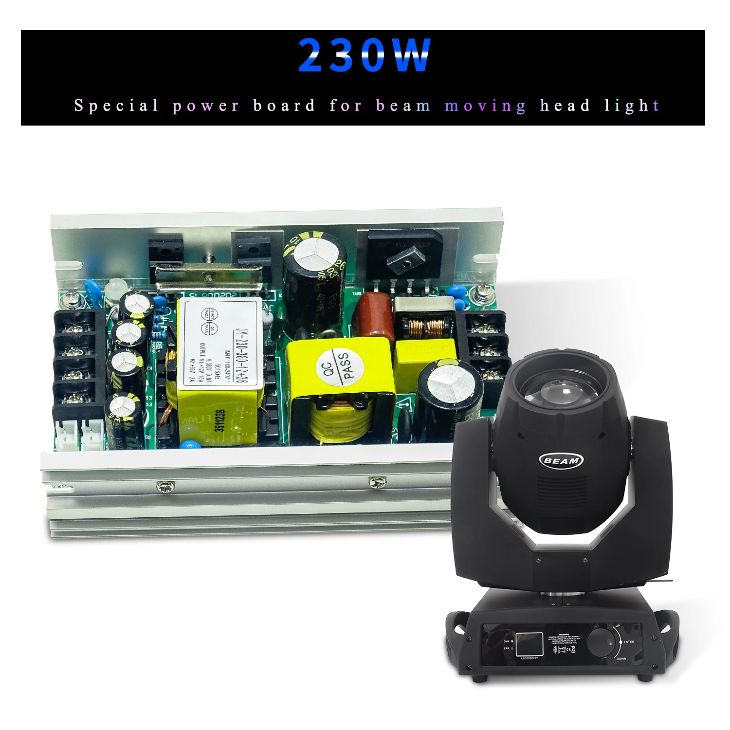 7R 230W Alimentatore A Testa Mobile Con Testa Mobile Alimentatore 380V 28V 24V 12V 36V Accessori Per Fari A Testa Mobile