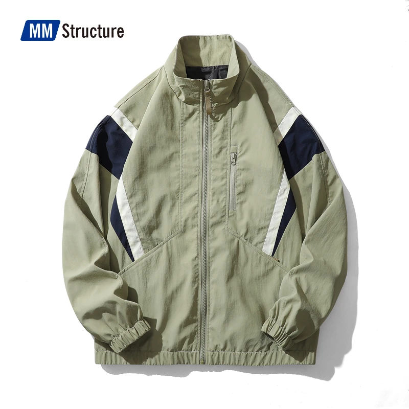 

Men's Varsity Lightweight Windbreaker Oversized Windbreak Male Spring Casual Light Coat Outdoor High Quality Fashion Jackets