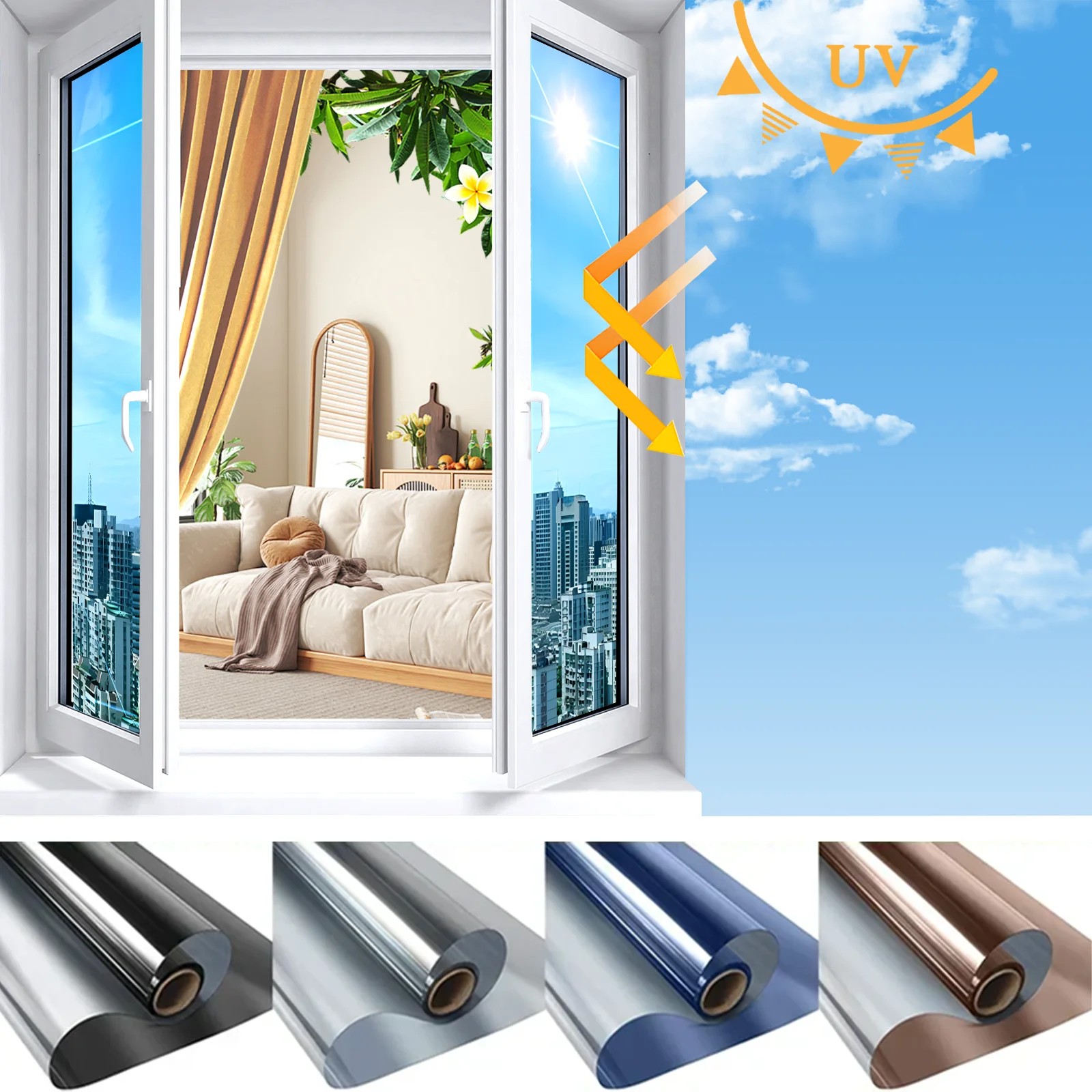 HouseWindowPrivacyTintFilmNonAdhesiveVinylMirrorFoilOneWayCarGlassScreenStickers.png