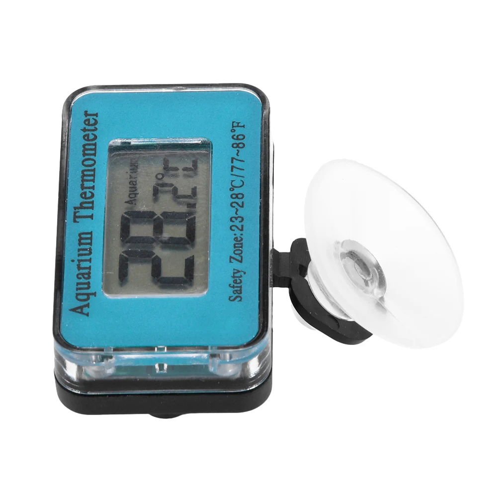 Animal thermometer Electronic Thermometer Waterproof With Suction Cup LED Digital Display For Aquariums Reptile Tanks Temperature monitor