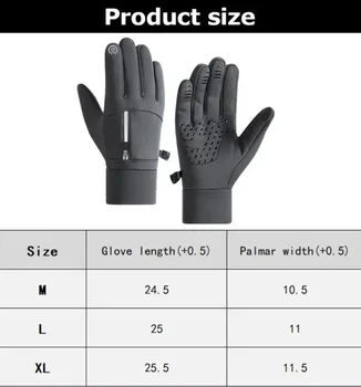 Winter Gloves Waterproof Thermal Sport Glove for Men Women for Running Cycling Driving Ski Hiking Warm Glove for Work Gloves mtb 5