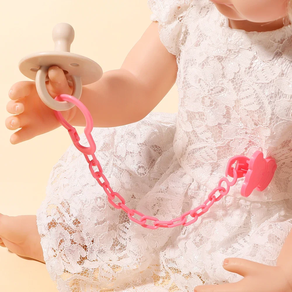 Baby Silicone Pacifier Chain Clip Dummy Nipples Holder Clips Babies Teething Chain Toy pacifier chain pacifier clip pacifier accessories teether clip