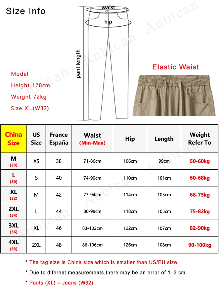 Men's Straight Cargo Pants Spring Summer Safari Style 5 Pockets Baggy Fit Casual Pants Washable Cotton Wide Leg Trousers 6