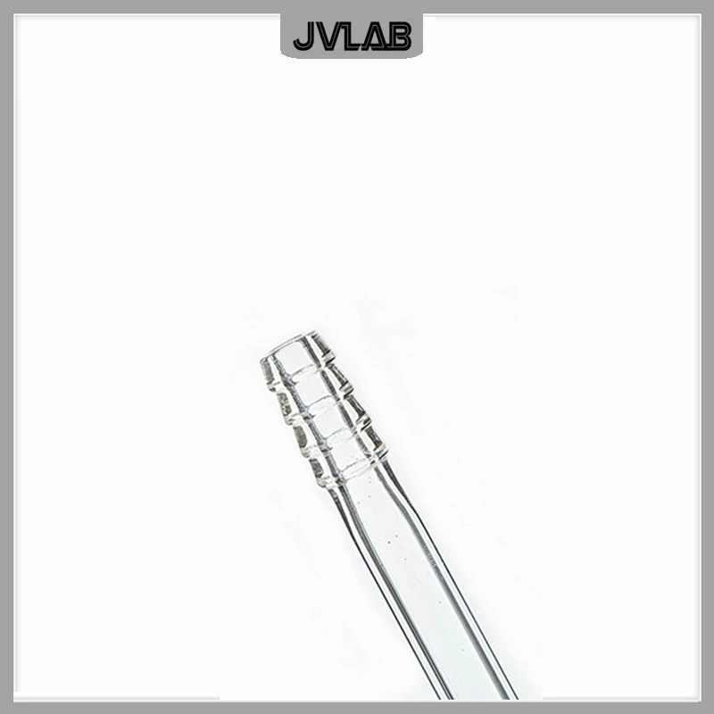 Glass Adapter Dual Connecting Glass Tube Pagoda Small Mouth Catheter T-shaped Three-way Connector OD 10 mm ID 7.5mm 5 / PK