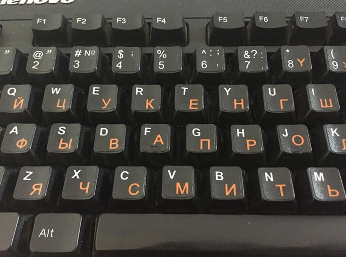 Russian Letters Keyboard Stickers for Notebook Computer Desktop Keyboard cover covers Russia sticker Russian Alphabet Layout,keyboard stickers,keyboard cover