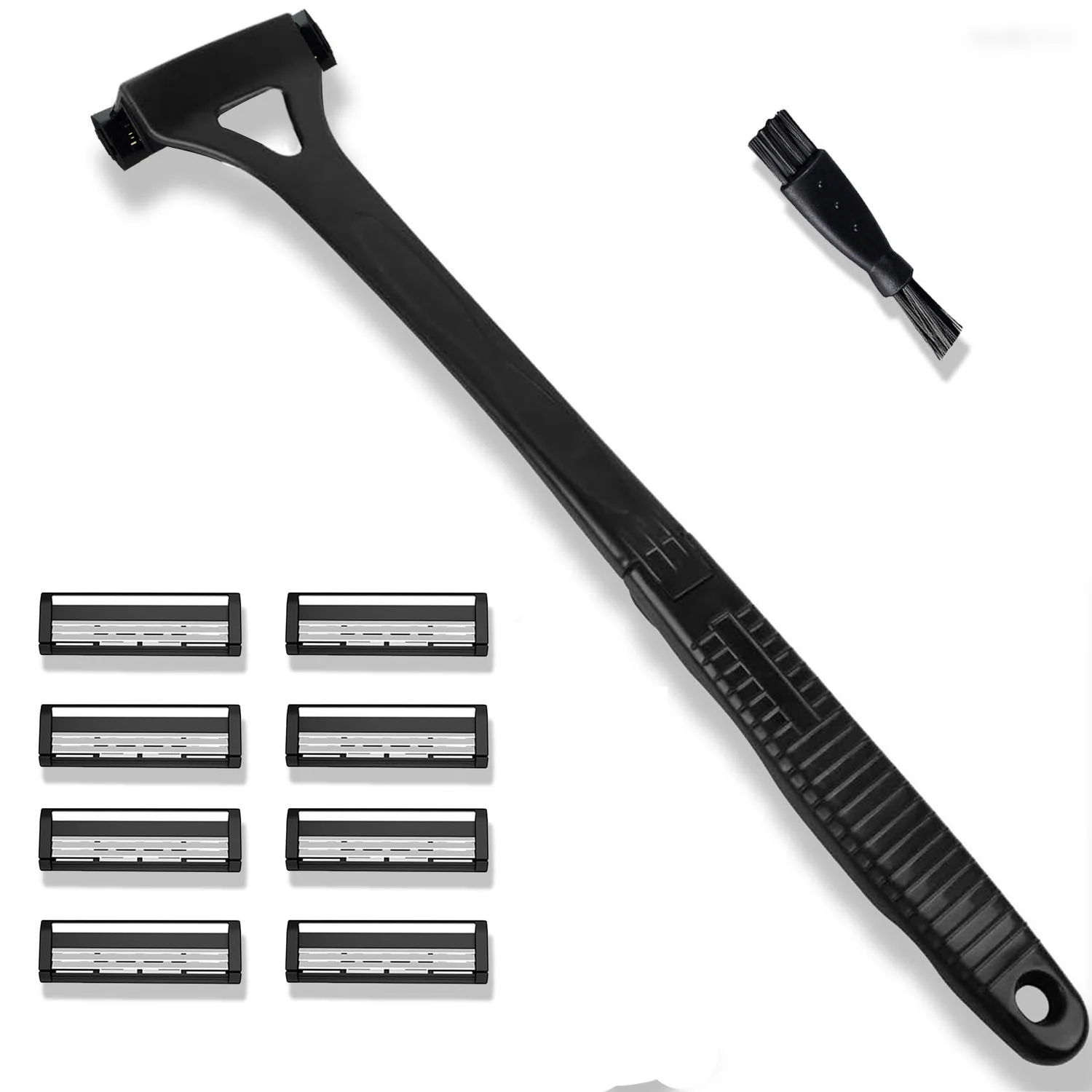 Ultimate Men's Foldable Back Hair Removal Shaver with Long Handle
