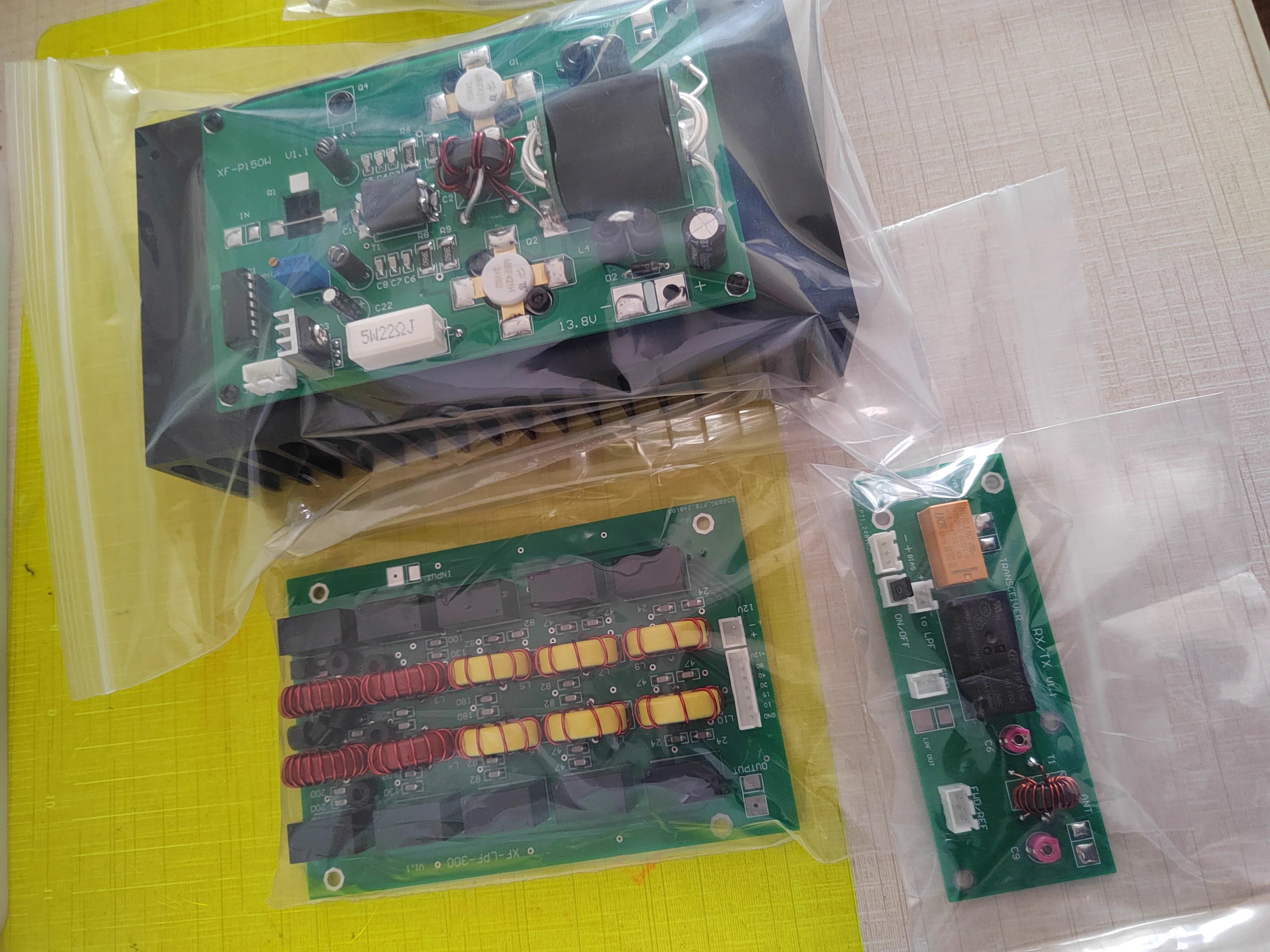Kit Filtre Passe-bas HF 3.5-30Mhz 100W – DIY 12v – Pour Radio Ondes Courtes
