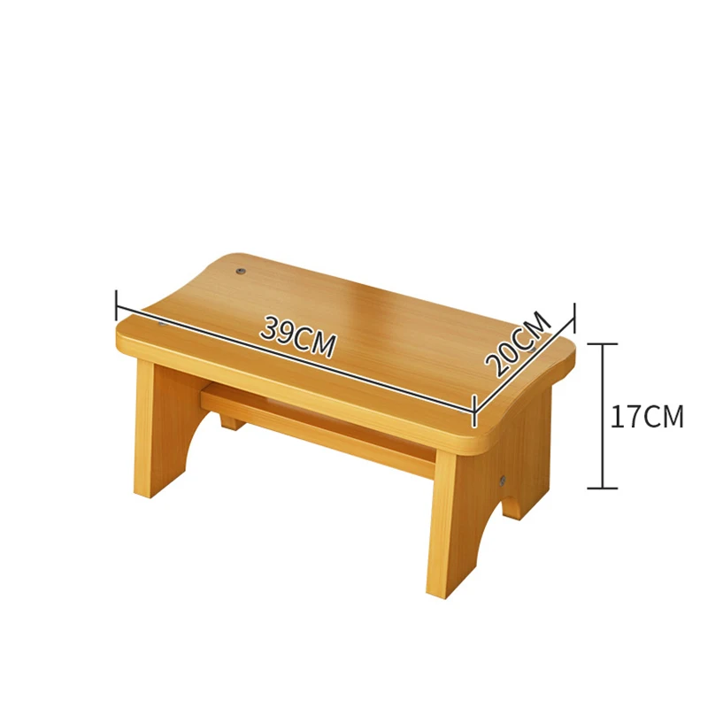 Bamboo Made Foot Stool for Bedside Vintage Step Stool Mini Get Up