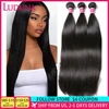Luduna Straight Bundles Human Hair Brazilian Human Hair Bundles Remy Extensions 1/3/4 Bundle Deal Weave Double Weft Hair Weaving 1