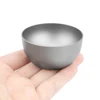 Titanium Double-Wall Bowl Small Double Layer Bowl for Adult Children Outdoor Camping Tableware 50ml 3