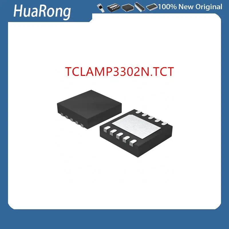 

10Pcs/Lot TCLAMP3302N.TCT SLP2626P10 3302N DFN10