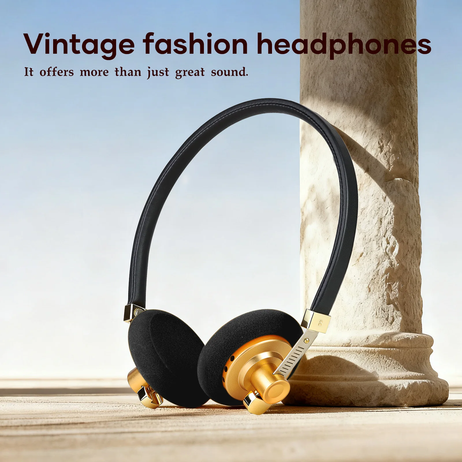 Hellodigi G40 Retro Headphone 40mm Drive Unit Open-ear Stereo